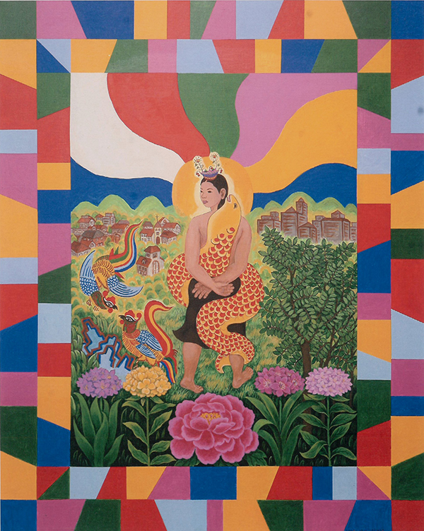 김인순, 태몽 09-4, 2009, 캔버스에 아크릴, 162x130cm