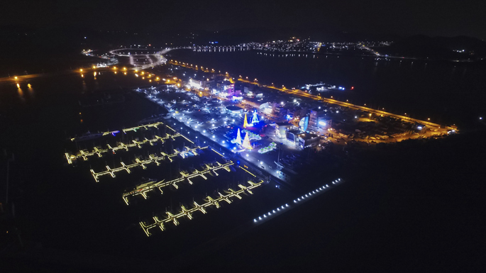 화성시 전곡항 조명 작품 2017